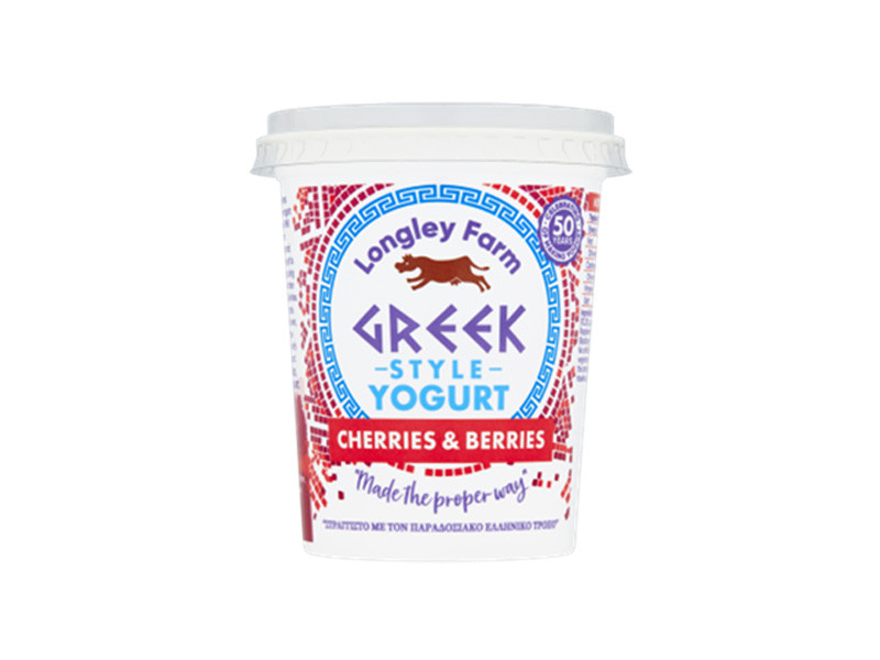 Longley Farm Greek Style Yogurt with Cherries & Berries (450g) | Creamline
