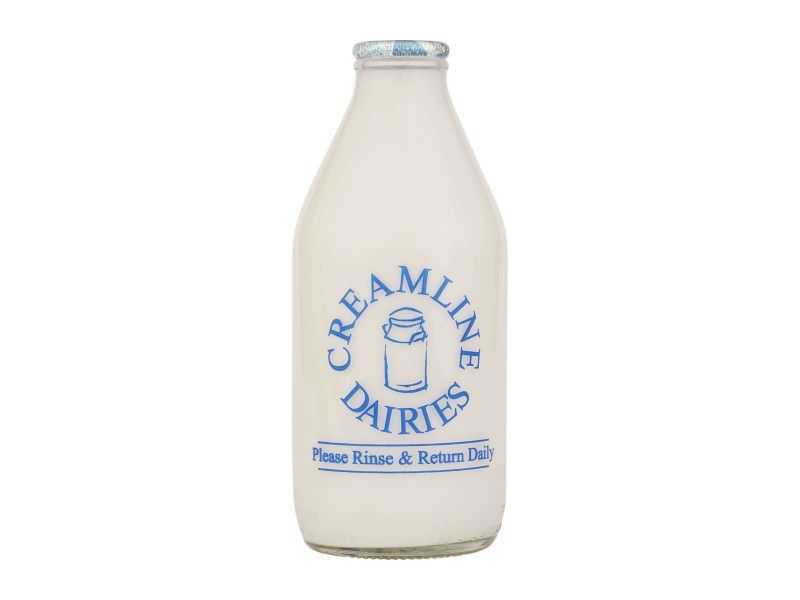 1 Pint Organic Skimmed Milk Glass Bottle | Fresh Milk | Fresh Milk ...