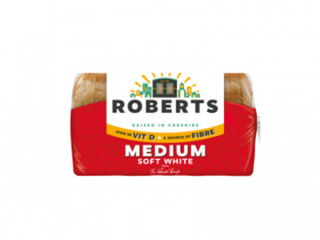 Roberts White Medium Sliced Bread (800g)