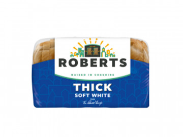 Roberts White Thick Sliced Bread (800g)